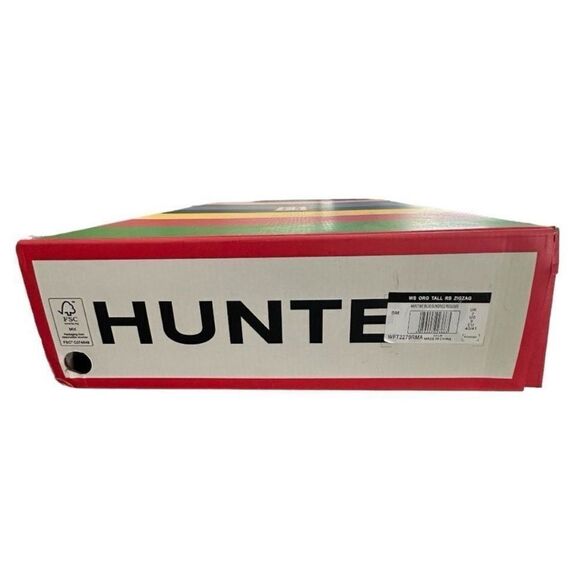 Hunter Rain Boots Rowing Blazers X Hunter Zig Zag Ultra Tall Knee High Chevron - Picture 10 of 13